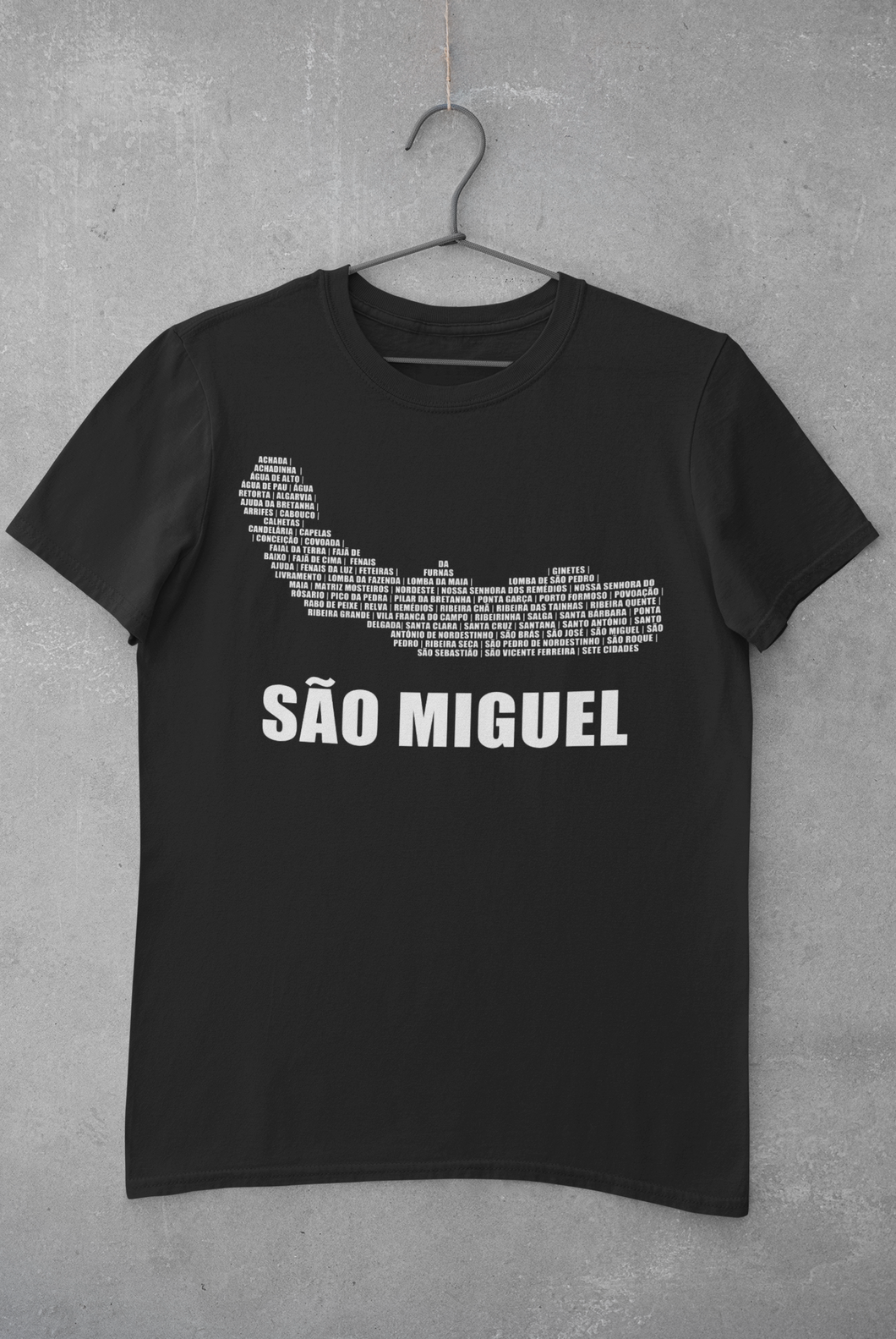 Sao Miguel Shape Freguesias (Towns) T-shirt