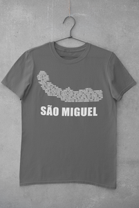 Sao Miguel Shape Freguesias (Towns) T-shirt