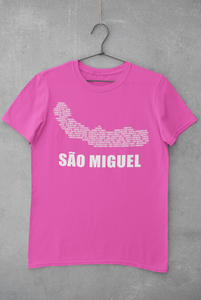 Sao Miguel Shape Freguesias (Towns) T-shirt